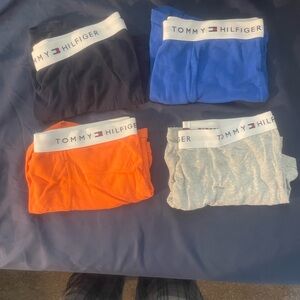 Tommy Hilfiger Boxer Briefs 4-Pack - Black, Blue, Orange, Gray